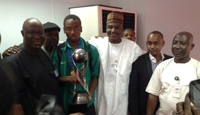 Heroic Reception for Eaglets in Abuja