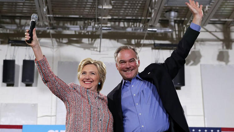 Hillary Clinton picks Tim Kaine as her running mate