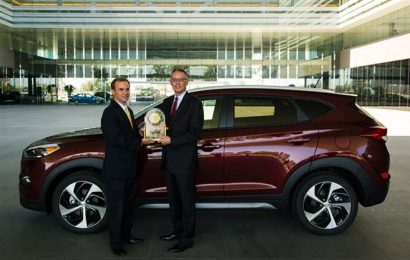 Hyundai Tuckson receives J.D Power 2016 award
