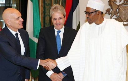 Buhari seeks stronger economic ties with Italy