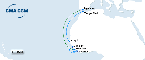 CMA CGM Reshuffles Europe-West Africa Links