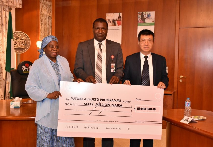 China donates N60m to Future Assured, Aisha Buhari’s Project