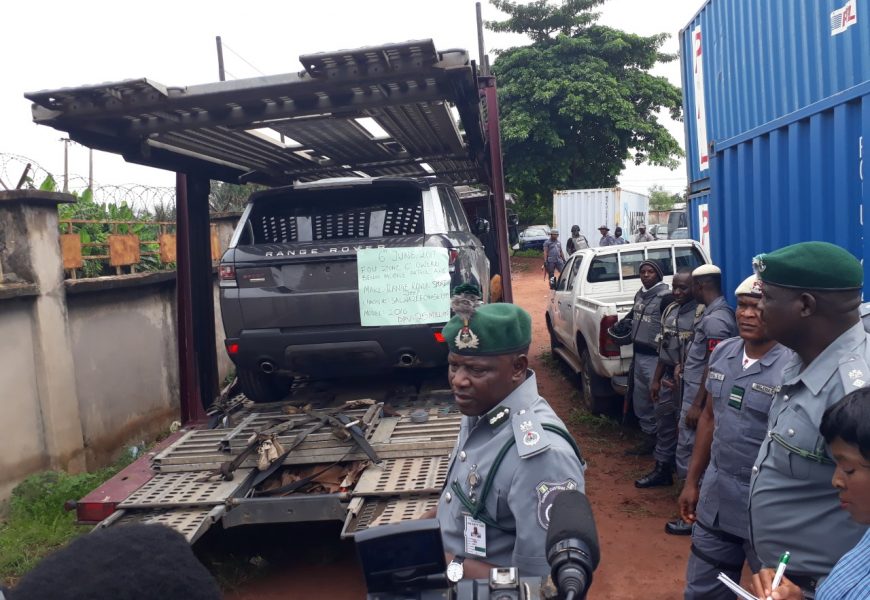 Customs impounds Range Rover, Toyota Prado SUVs, others over alleged non-payment of duty