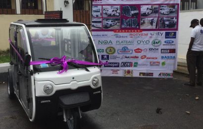 Firm unveils LPG powered tricycle