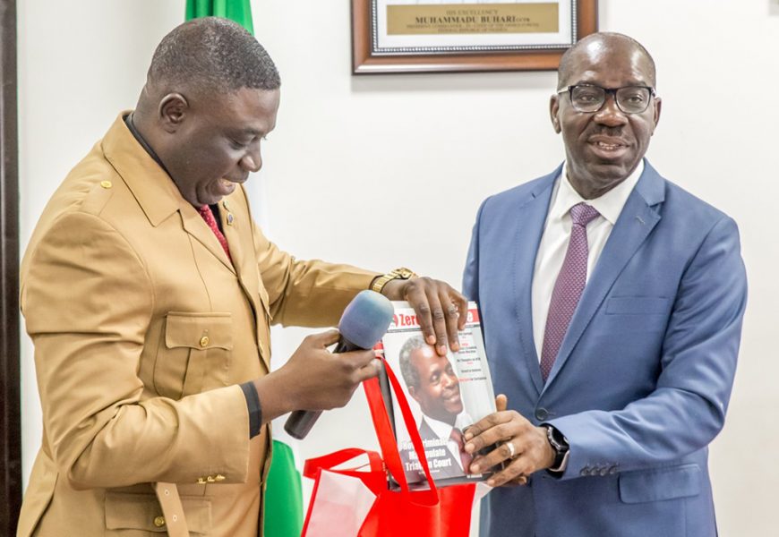 Obaseki seeks partnership with EFCC on capacity building for civil servants