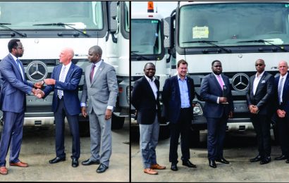 Weststar Associates delivers 55 Mercedes-Benz trucks to Total Nigeria