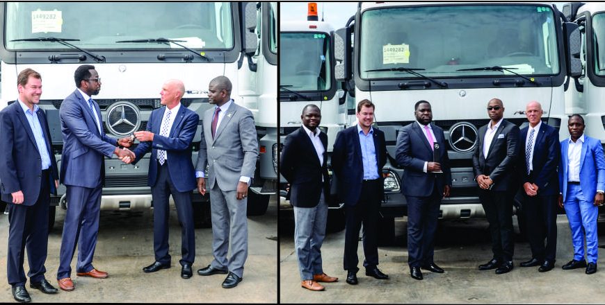 Weststar Associates delivers 55 Mercedes-Benz trucks to Total Nigeria