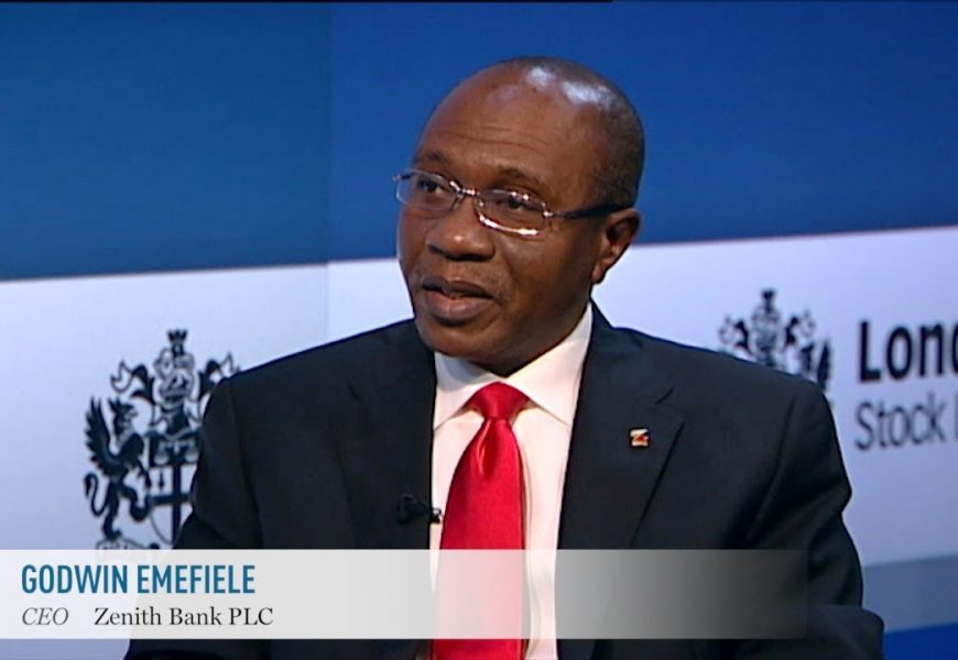Emefiele at London Stock Exchange, explains highest ROI in Nigeria