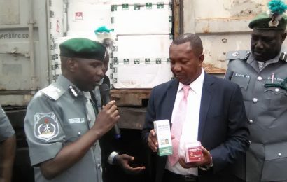 Customs FOU impounds fake drugs, 11 used vehicles, 4,227 bags of rice, others