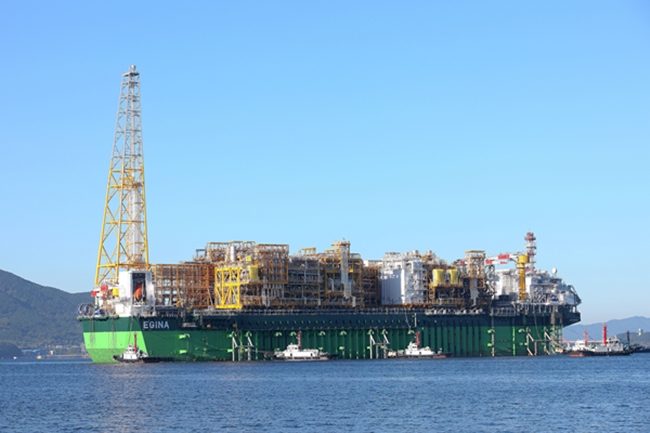 Egina FPSO gulps $3b, to arrive Nigeria in 2018