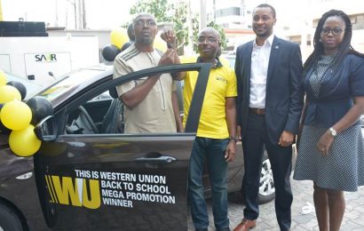 Diamond Bank customer wins car in western union promo