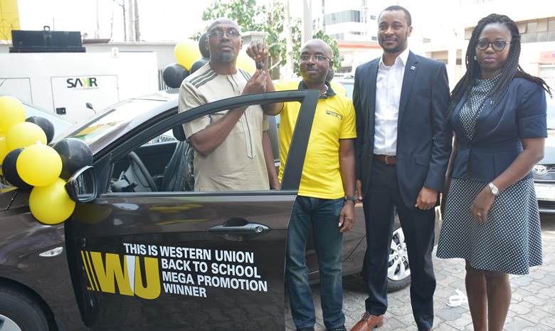 Diamond Bank customer wins car in western union promo