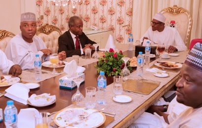 Buhari hosts Saraki, Dogara, others