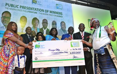 NLNG presents $200,000 to 2017 Literature, Science Prizes winners
