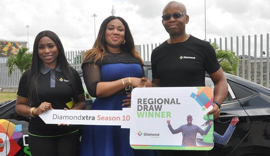 Business Woman Emerges Winner Of Diamonxtra Season 10 Regional Draw, Gets New Car