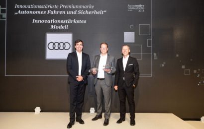 Audi A8 Gets 2018 Most Innovative Model Award