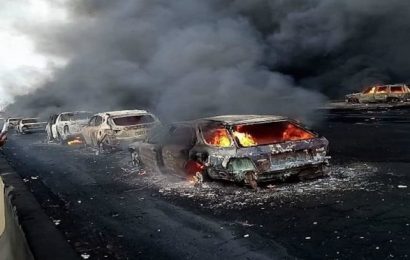 Nine Persons Burnt To Death, 54 Vehicles Affected In Lagos Tanker Fire
