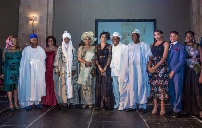 Sanusi, Carrington, Others In London As Shade Okoya Gets Special Award