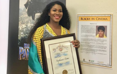 Stephanie Linus Gets Special Recognition Award