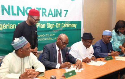 NLNG, NCDMB sign Nigerian Content Plan for Train 7