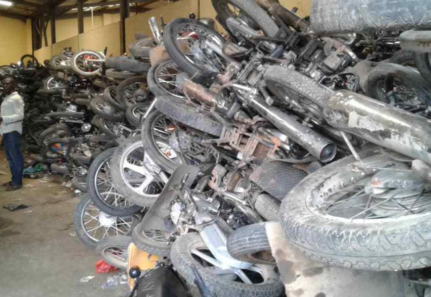 Lagos To Crush 2,500 Impounded Motorcycles