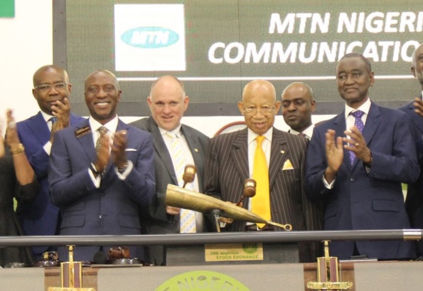 NSE Admits 20.35billion Shares Of MTN ​