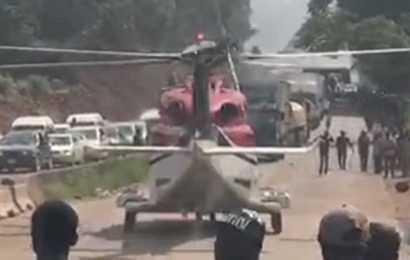 NCAA Probes Helicopter’s Landing On Benin-Ore Highway