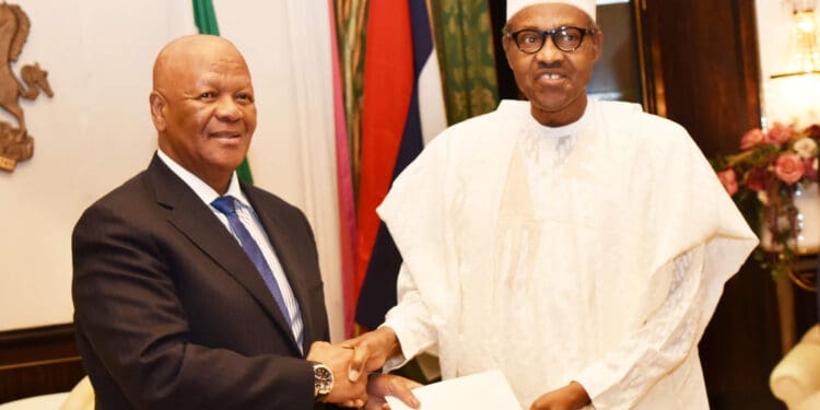 Buhari Receives South African President’s Special Envoy