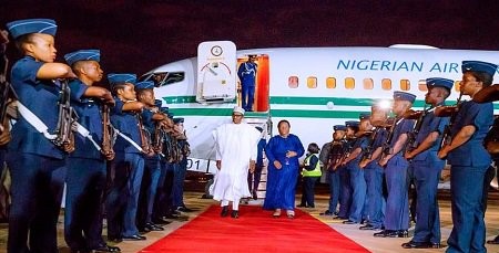 Buhari Arrives South Africa For Three-Day Visit