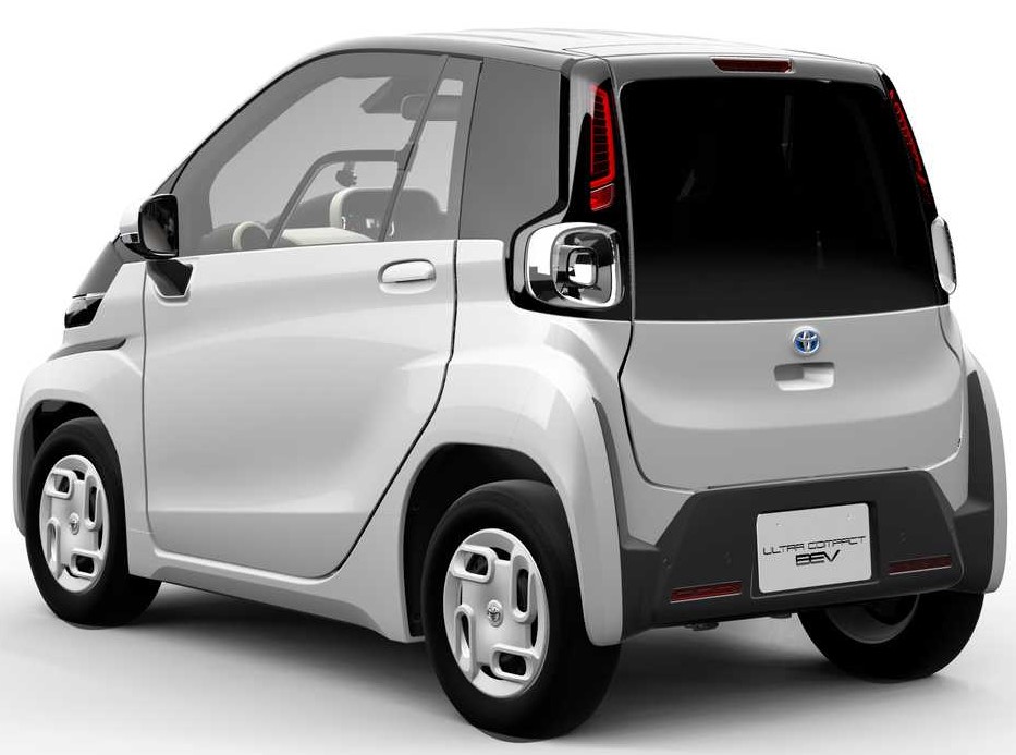 toyota unveils electric mini car