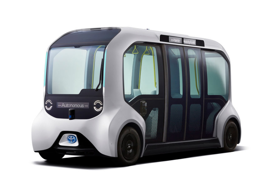 Toyota Unveils Self-Driving Shuttle For 2020 Olympic Games