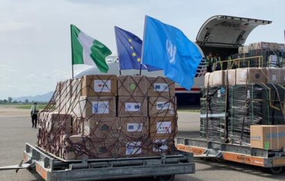 EU, UN Hand Over Medical Supplies To Nigeria