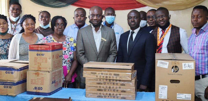 SIFAX Group Donates Computers, Fans To Apapa General Hospital