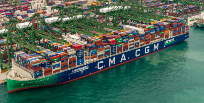 CMA CGM’s LNG-Powered Giant Sets World Record