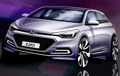 Hyundai Unveils Design Sketches Of New i20