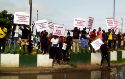 Badagry Youths Protest Alleged Extortion, Multiple Checkpoints On Expressway