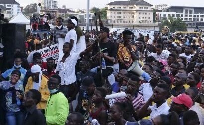 #EndSARS: Protest Disrupts Vehicular Traffic In Nsukka