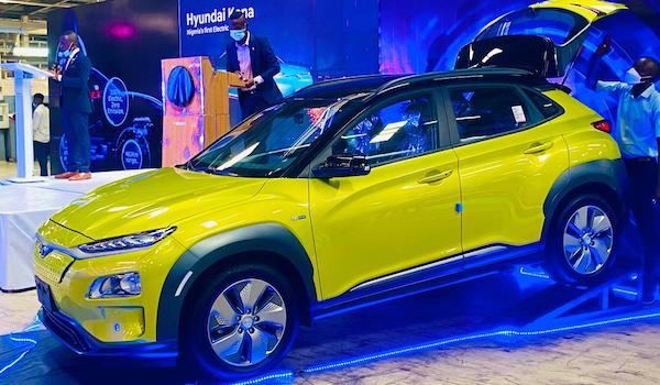Lagos Governor Unveils Hyundai Kona, Nigeria’s First Electric Car