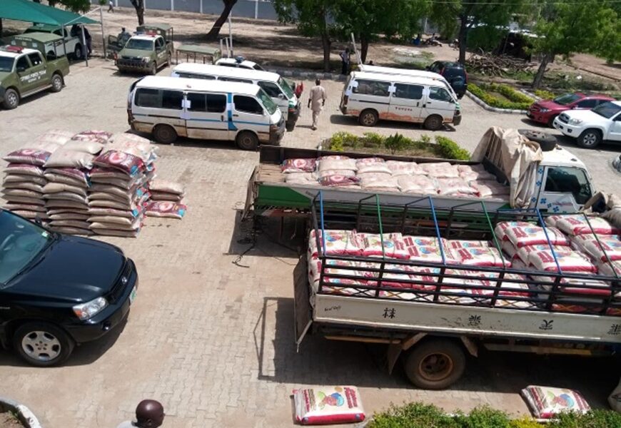 Customs Strike Force Intercepts 513 Bags Of Foreign Rice