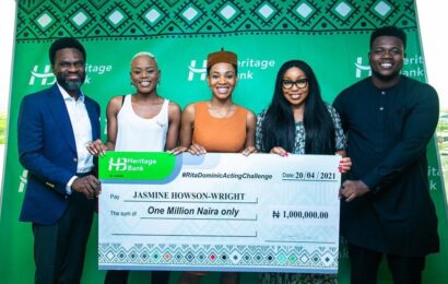 Heritage Bank promotes creative industry with support for “Rita Dominic Acting Challenge”