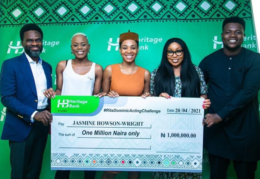 Heritage Bank promotes creative industry with support for “Rita Dominic Acting Challenge”