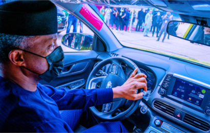 Locally Assembled Hyundai Kona Fantastic, Says Osinbajo After Test-Drive