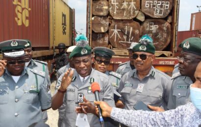 Customs Intercepts Six Containers Of Unprocessed Timber, Arrests Two In Rivers