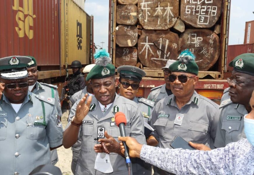 Customs Intercepts Six Containers Of Unprocessed Timber, Arrests Two In Rivers