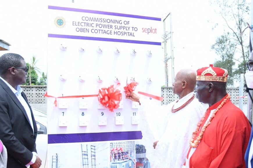 Seplat Energy Begins Supply Of Power To Oben Cottage Hospital In Edo