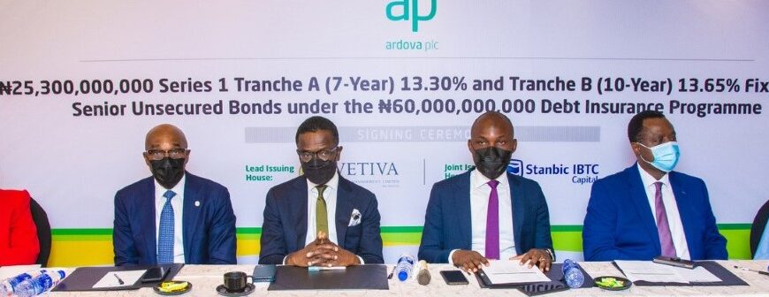 Ardova Completes N25.3b Series 1 Bond