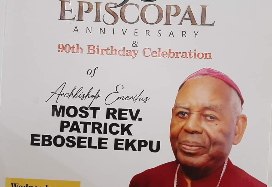 Archbishop Kaigama Celebrates Most Rev. Ebosele Ekpu At 90, 50th Episcopal Anniversary