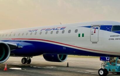 Air Peace Takes Delivery Of Fifth Brand New Embraer 195-E2 Aircraft