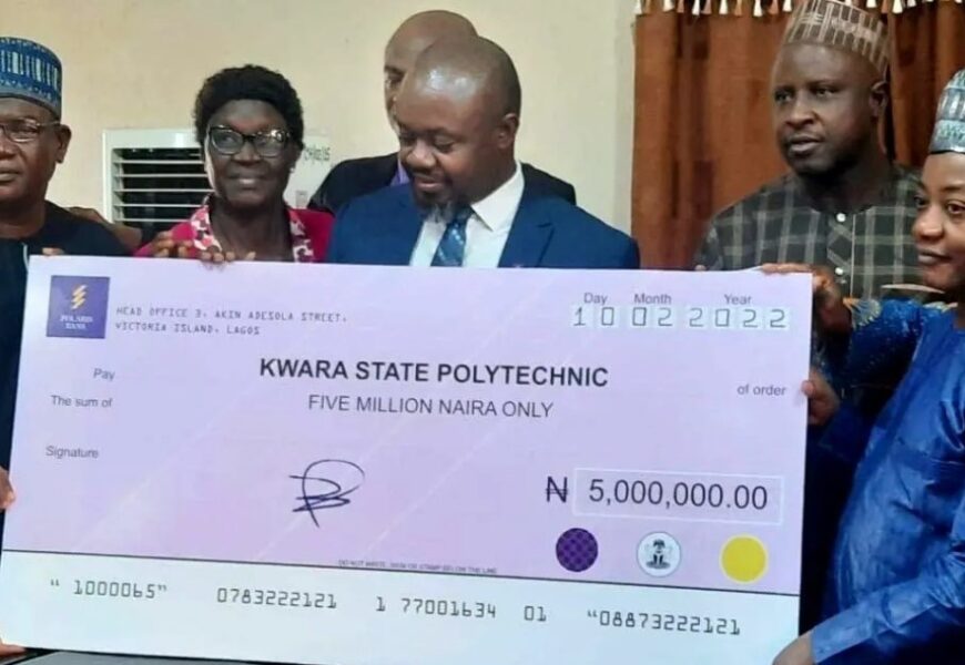 Polaris Bank Supports Kwara State Polytechnic Distance Learning Center Construction With N5m