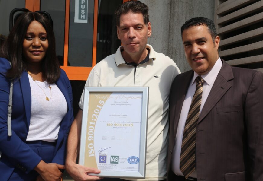 SIFAX Terminal Bags ISO 9001 Quality Certification 